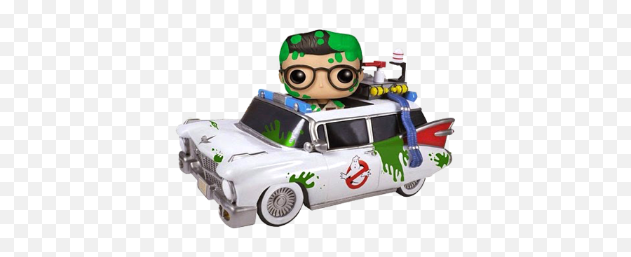 Covetly Funko Pop Rides Ecto - 1 W Egon Spengler Slimed 4 Ghostbusters 35 Funko Pops Ecto 1 Png,Ghostbusters Icon Ghost