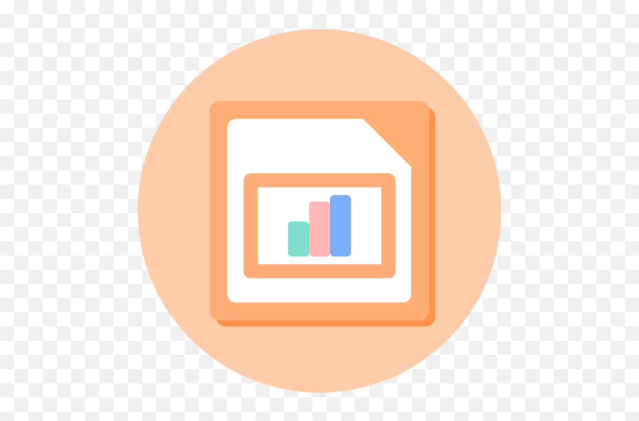 Libreoffice Impress Free Icon Of Macaron - Dot Png,Openoffice Icon Pack