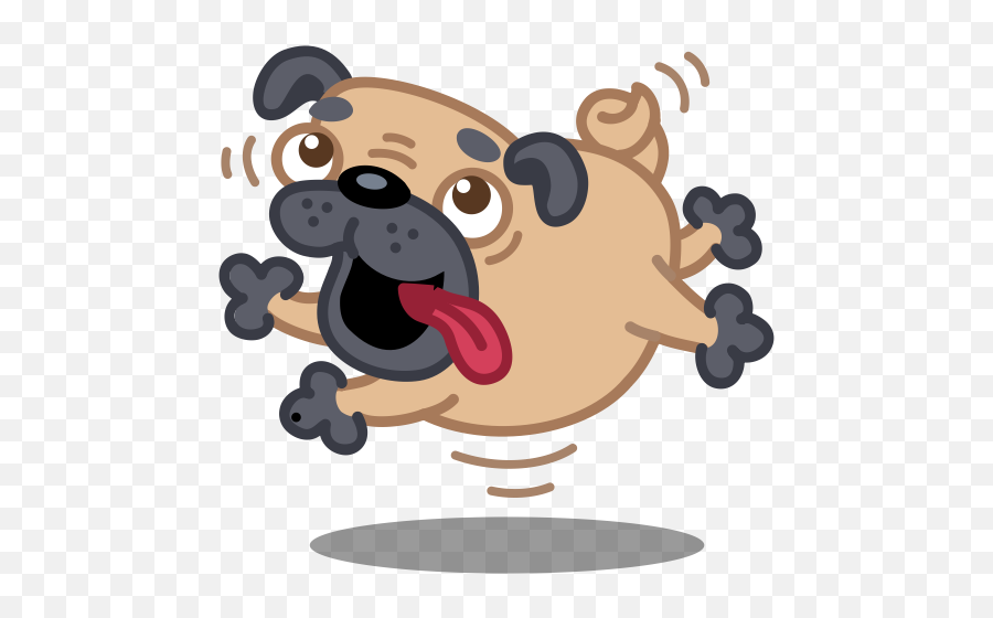 Dog St Bernard U2013 Eg Entertix - Cartoon Jumping Dog Png,Pug Icon