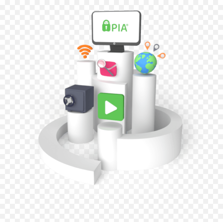 Vpn Features And Use Cases Private Internet Access - Cylinder Png,Pia Icon