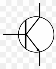 Transistorsymbolcircuitfree Vector Graphicsfree Pictures - Npn Symbol png