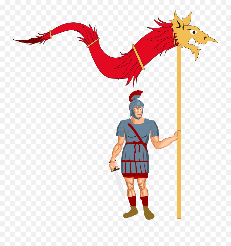 Roman Draconarius And Draco Standard By Me Inkscape - Roman Draco Png,Draco Png