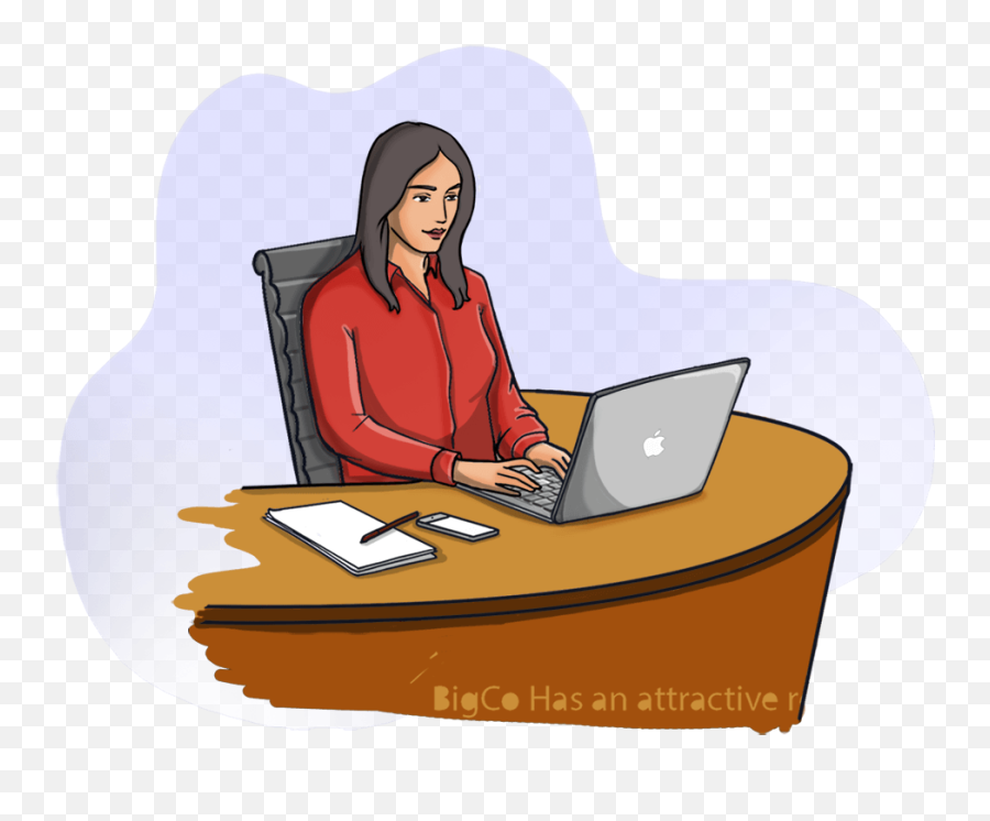 Job Clipart Female - Business Png Download Full Size Sitting,Job Png