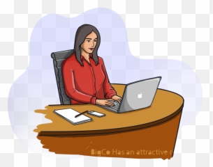 Job Clipart Female - Business Png Download Full Size Sitting,Job Png