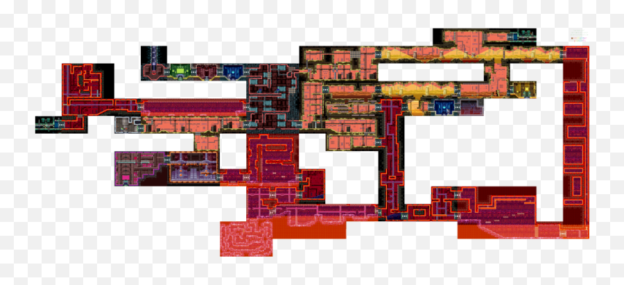 Metroid Fusion Pyr Map - Metroid Fusion Sector 3 Map Png,Metroid Fusion Logo
