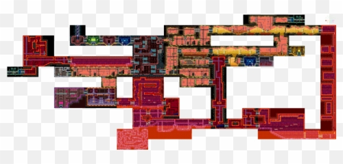 Metroid Fusion Pyr Map - Sector 3 png