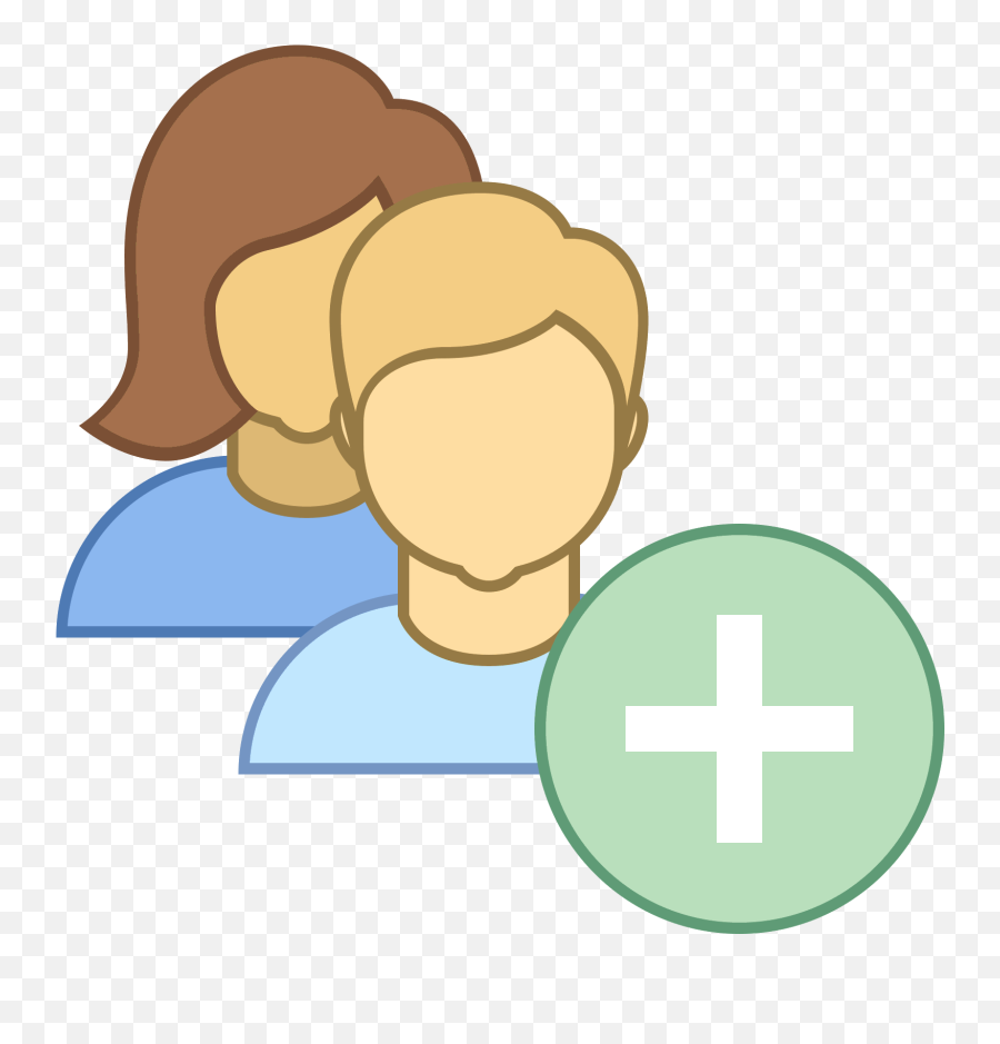 Download Add User Group Woman Man Icon - Usuarios Png Full Add User Group Icon,User Group Icon
