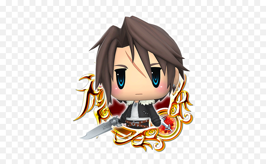 World Of Ff Squall - Khux Wiki Kingdom Hearts Medals Png,Final Fantasy Png