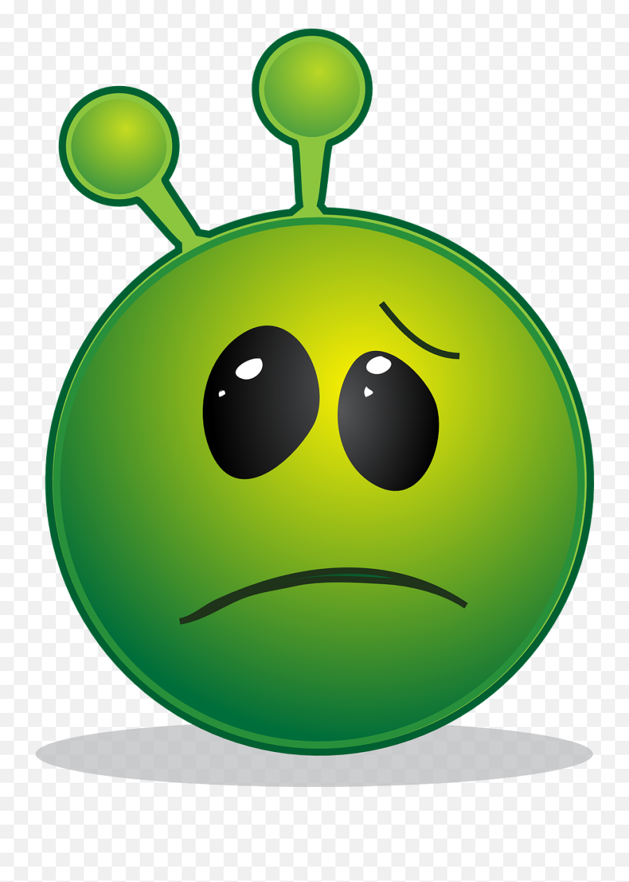 Alien Smiley Emoji Emoticon Emotion - Chagrin Definition Png,Smiley Emoji Transparent