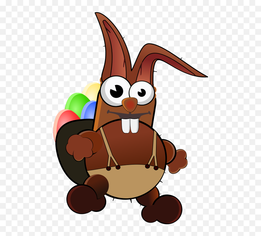 Free Chocolate Bunny Clipart 1 Page Of To Use Images - Crazy Funny Easter Bunny Png,Bunny Clipart Png