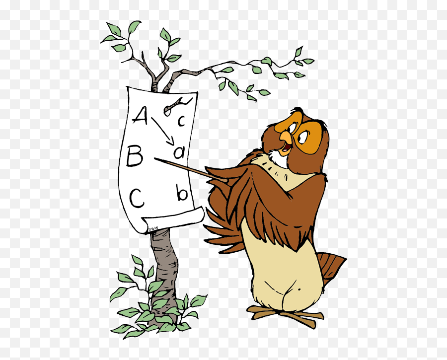 Owl Png Clipart - Owl Disney Cliparts Owl Teaching Winnie Transparent Owl Winnie The Pooh,Winnie The Pooh Transparent Background