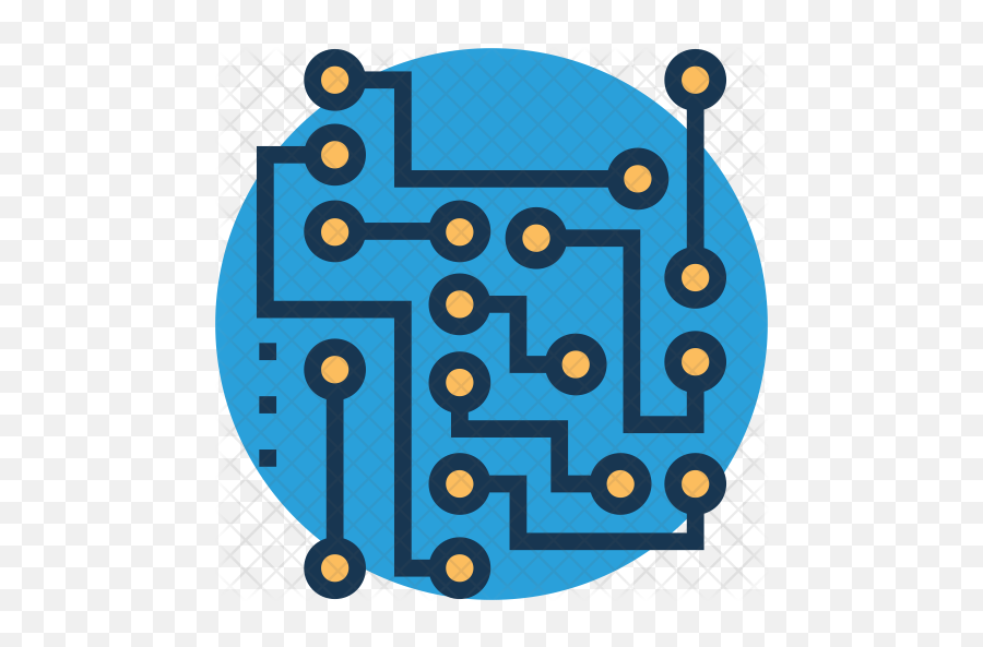 Electronic Circuit Icon Of Colored - Physical Science Icon Png,Circuitry Png