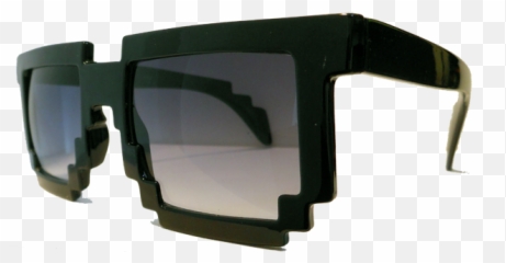 8 Bit Sunglasses - Reflection png