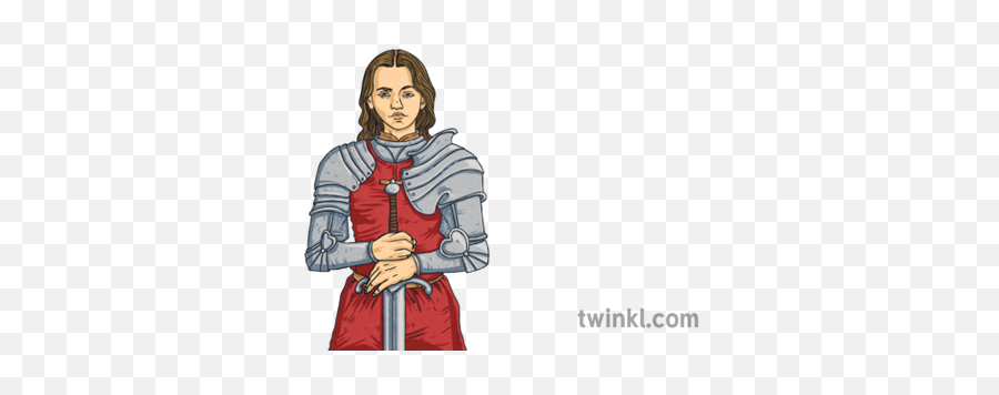 Joan Of Arc Armour Medieval Knight Sword Ks2 Illustration - Illustration Png,Knight Sword Png