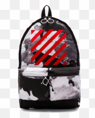 Backpack - Off White Backpack Fake Png,Backpack Transparent Background