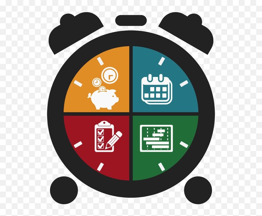 Download Free Png Time Management Icon 44106 - Clock Time Management Icon,Time In Png