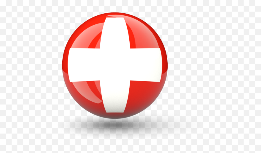 Sphere Icon Illustration Of Flag Switzerland - Switzerland Flag Ball Transparent Png,Sphere Png