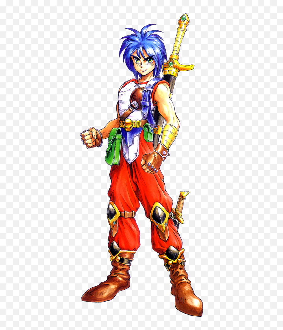 Download Hd Bofii Ryubateson Artwork 2 - Breath Of Fire Ii Ryu Breath Of Fire 2 Png,Ryu Transparent