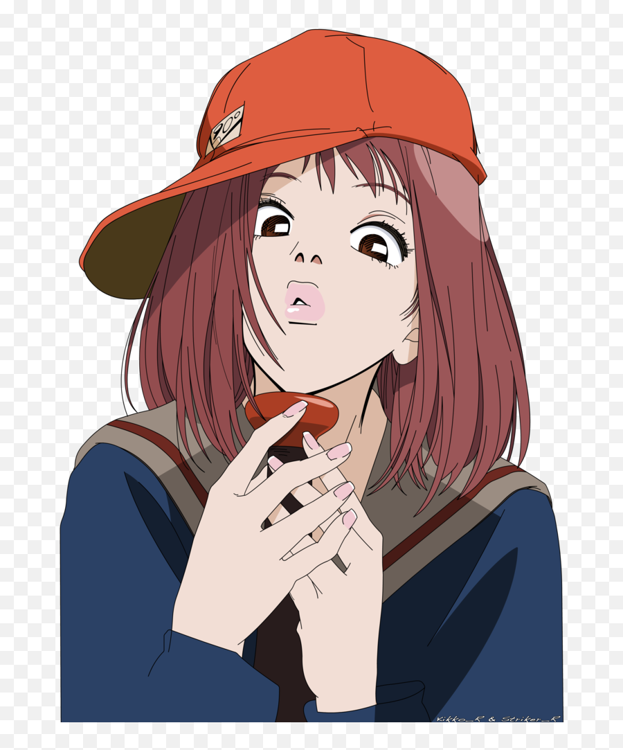 Anime Girl With Brown Hair Png - Transparent Tumblr Anime Mamimi Samejima Png,Anime Girl Transparent Background