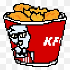 Pixilart - Kfc Bucket By Quesedilla Vivi Bubble Tea Png,Kfc Bucket Png