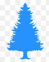 Conifer Tree Silhouette - Free Vector Silhouettes Creazilla Christmas png