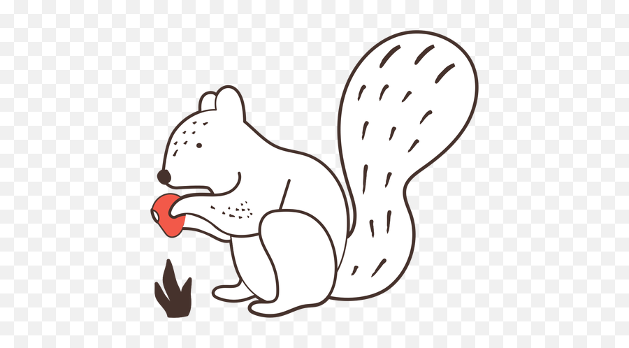 Squirrel With Nut Cartoon - Transparent Png U0026 Svg Vector File Ardilla En Dibujos Animados,Nut Png