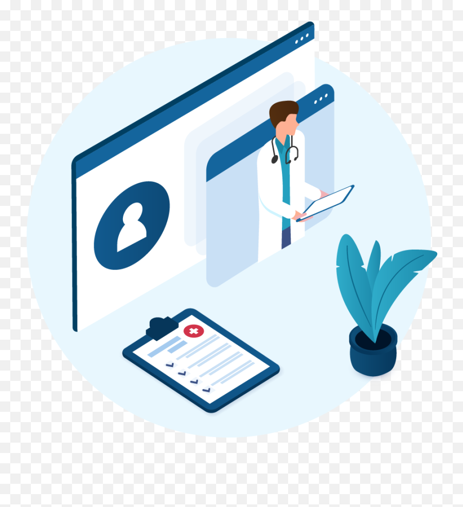Physicians Monitor And Treat Patients - Illustration Png,Apple Inc Logo