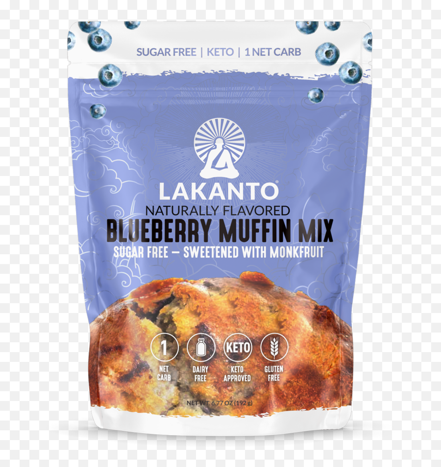 Blueberry Muffin Mix - Sugarfree Keto Lakanto Sugar Free Blueberry Muffin Mix Png,Muffin Png