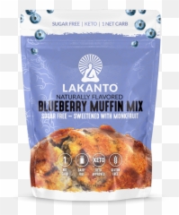 Blueberry Muffin Mix - Sugarfree Keto Lakanto Sugar Free Blueberry Muffin Mix Png,Muffin Png