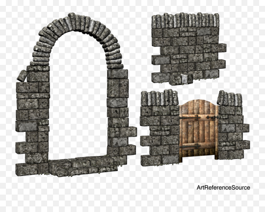 Stone Arch Top Pc - Photos V21 Png Gate Stone Medieval Village Walls Png,Arch Png