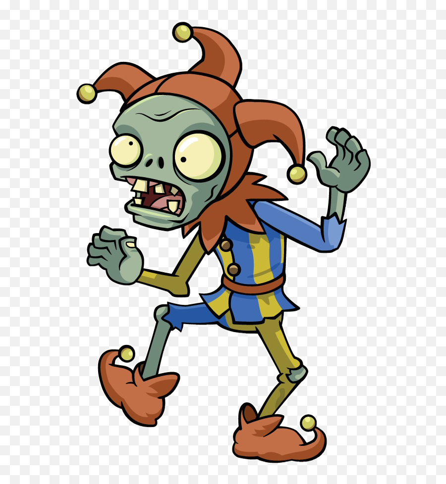 Zombie Sticker - Zombies De Plants Vs Zombies Clipart Full Jester Zombie Pvz Png,Zombie Hand Png