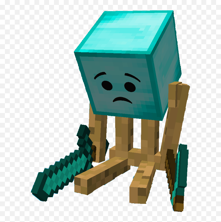 Phoenix Sc Hamish - Minecraft Sad Diamond Man Png,Sad Person Png