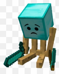 Phoenix Sc Hamish - Minecraft Sad Diamond Man png