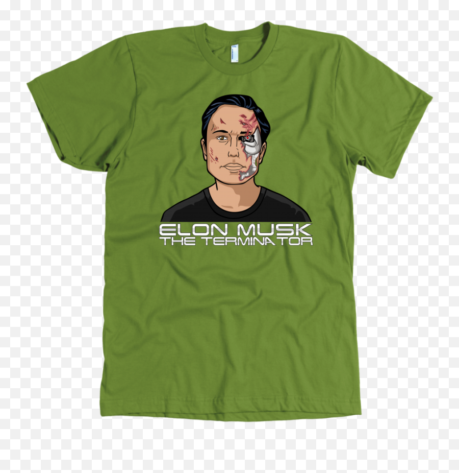 Download Elon Musk As The Terminator T - Shirt Tshirt Png True Religion Shirt Transparent Background,Elon Musk Png