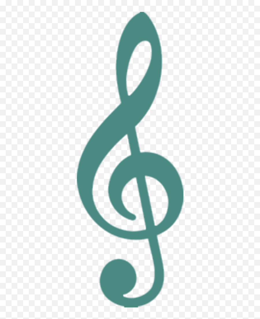 Music Note Green - The Jettymarshfield Blue Treble Clef Png,Music Notes Logo