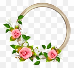 Rose Frame Clipart - Corner Transparent Flowers Png