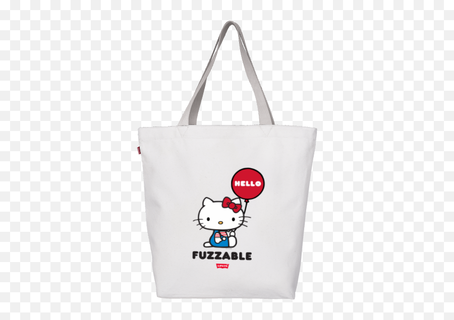 5 Of Our Favourite Items From The Leviu0027s X Hello Kitty - Tote Bag Png,Hello Kitty Logo