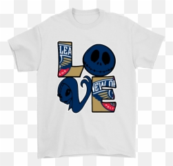 Halloween Jack And Sally Love The New Orleans Pelicans Nba - Short Sleeve png