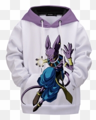 Dragon Ball Powerful God Of Destruction Beerus Kids Hoodie - Supreme Hoodies For png