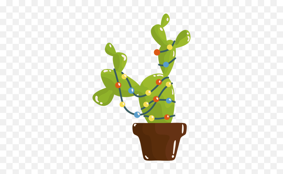 Cool Cactus Lights - Transparent Png U0026 Svg Vector File Cactus Con Luces Navidenas,Lights Transparent