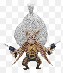 Yosemite Sam Diamond Pendant - Diamond Pendant Png,Yosemite Sam Png