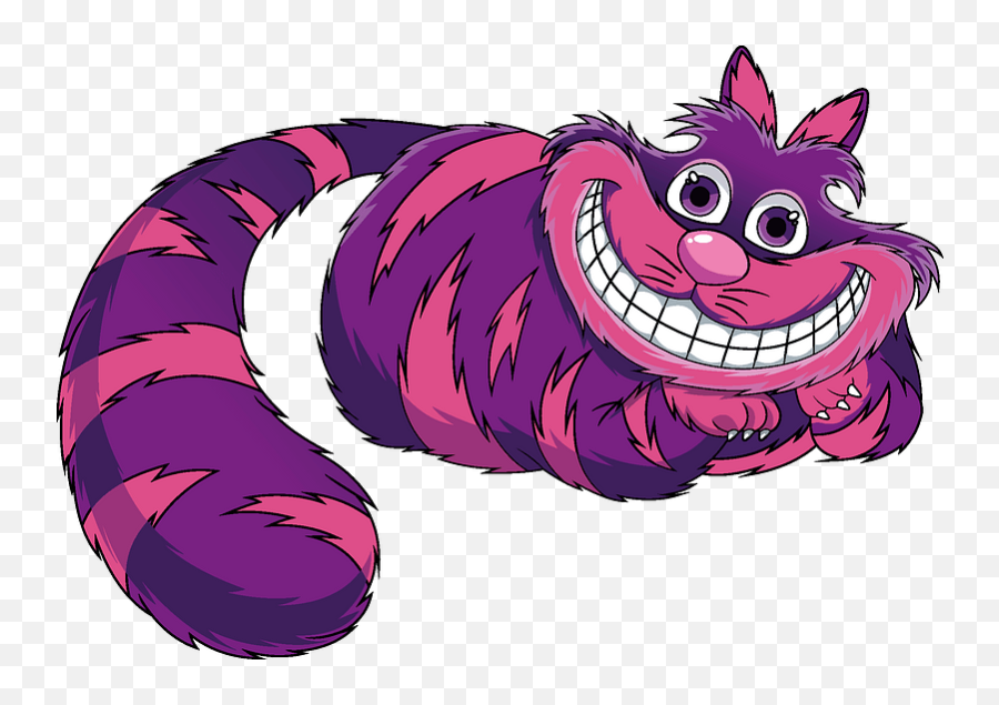 Cheshire Cat Clipart - Fictional Character Png,Cheshire Cat Smile Png
