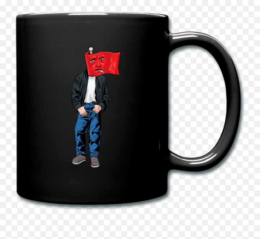 Wrf Mug - Icon U0026 White Wrf Logo U2013 Walking Red Flag Mug Png,Ceramic Icon