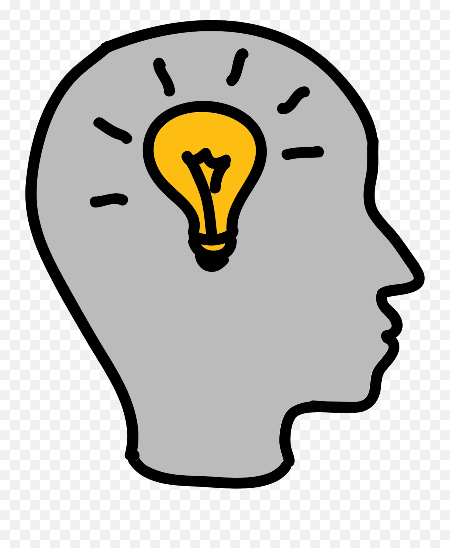 Brain Light Bulb Clip Art - Brain Lightbulb Clipart Png,Brain Lightbulb Icon