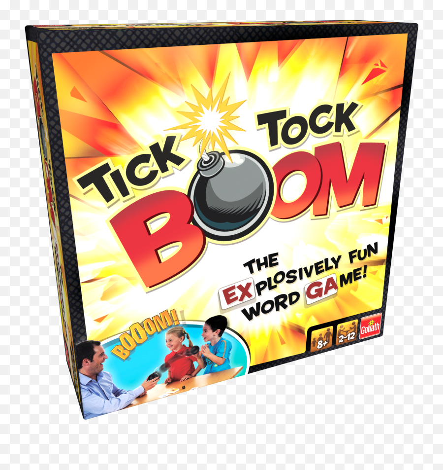 Goliath Games Tick Tock Boom Kids Game For Ages 8 And Up - Tak Boom Game Png,Tick Icon Word