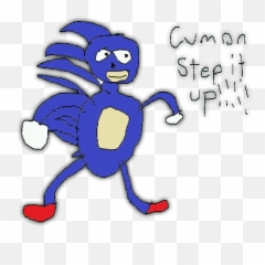 Sanic - Bad Sonic The Hedgehog Drawing Png,Sanic Png