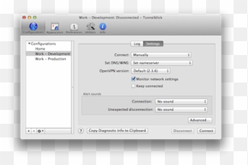 Using Tunnelblick - Free open source OpenVPN Vertical png
