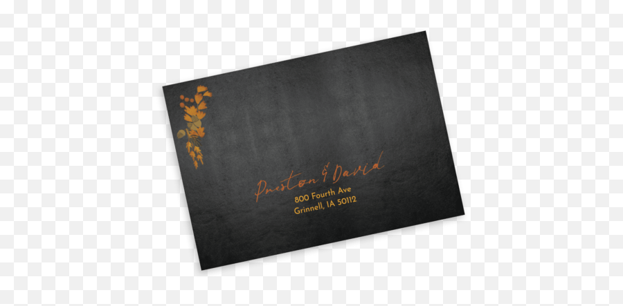 Fall Crisp Floral Rsvp - Horizontal Png,Noha Style Icon