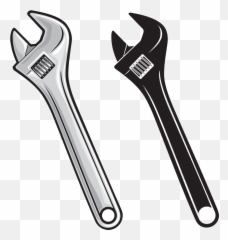 Wrench And Icon Png Transparent - Clipart World Wrench Vector