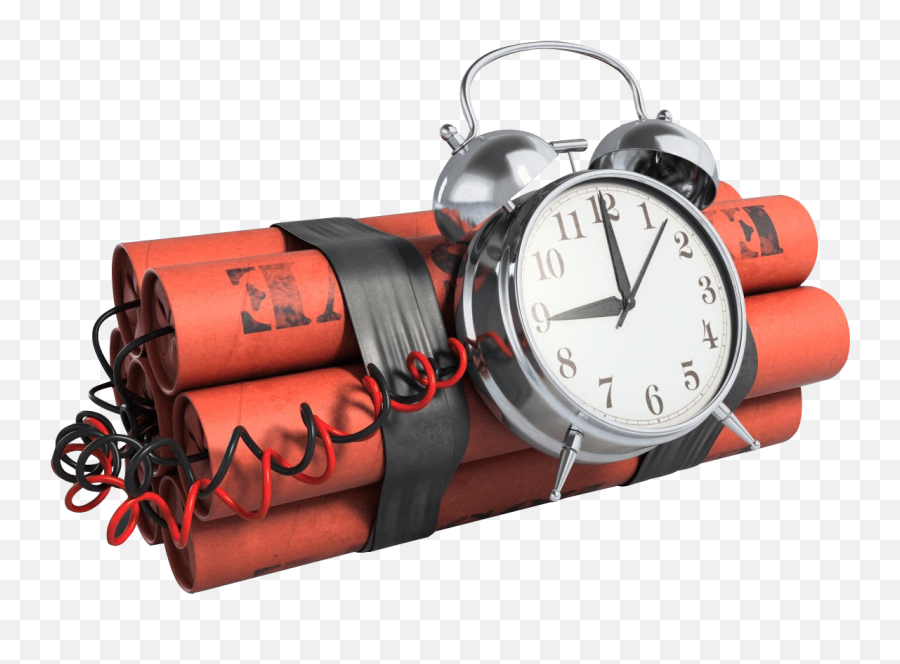Bomb With Clock Transparent Png - Stickpng Time Bomb Png,Clock Transparent Png
